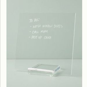 Acrylic Dry Erase Board with a stand! Brand new!